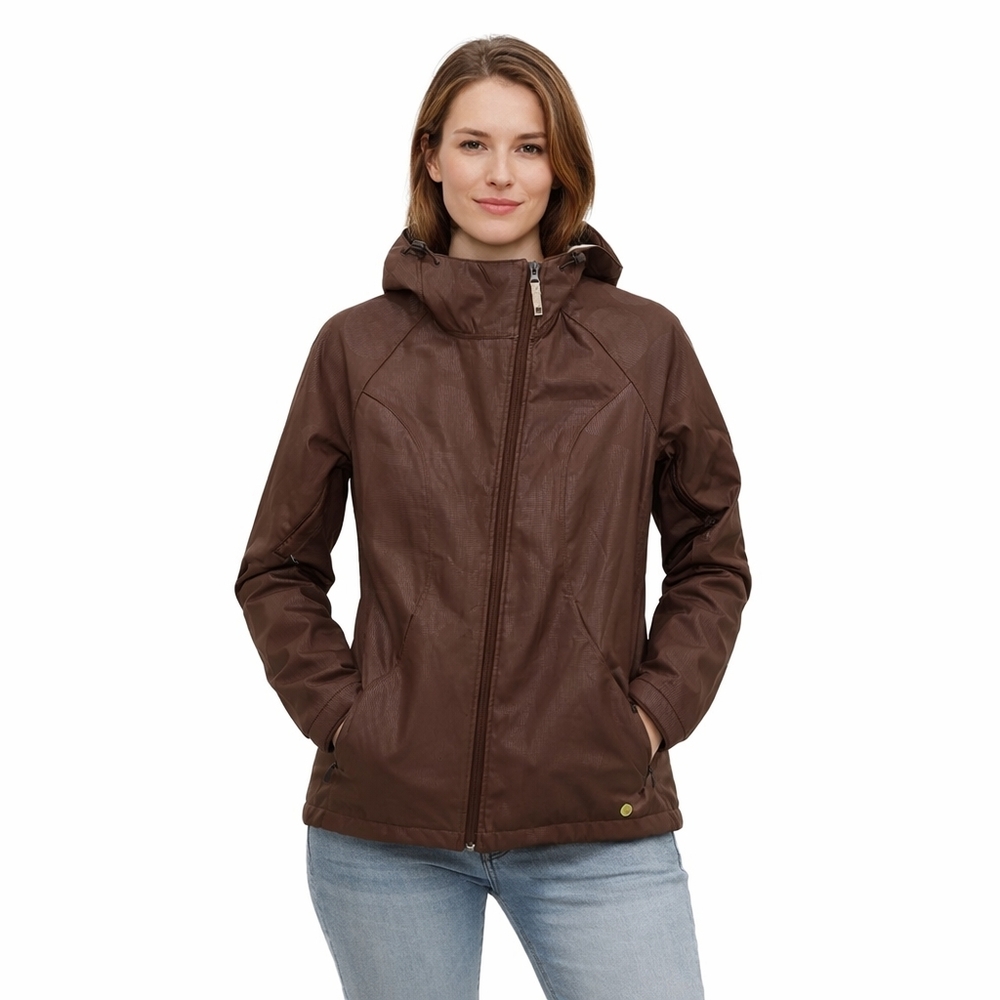 Burton Jacket Brown Winter Outdoor Ski Snow Cozy Fleece Snowboard XS